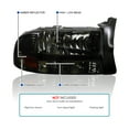 thumbnail image 3 of Spec-D Tuning Smoke Lens Euro Headlights Compatible with 1997-2004 Dodge Dakota, 1998-2003 Dodge Durango, L+R Pair Head Light Lamp Assembly, 3 of 6