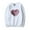 White, variant on Omar Courtz Heart Long Sleeve Tee Primera Musa Tour Merch Cosplay Unisex Crewneck Sweatshirts