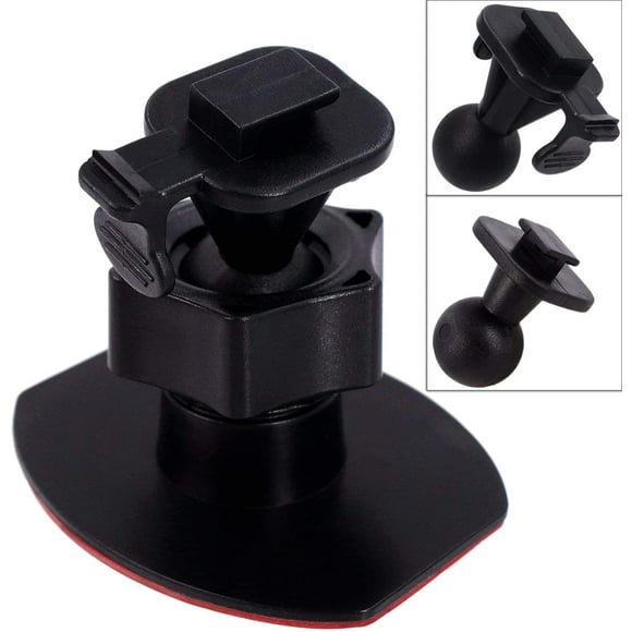 iSaddle CH02B Car Dash Camera Mount Holder for 3M Double-Sided Adhesive Base - Driving Video Recorder
