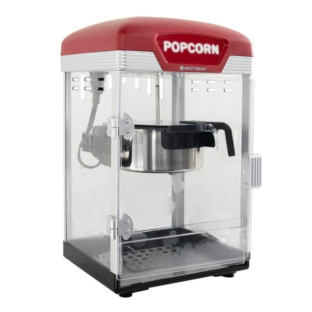 West Bend Theater Crazy Popcorn Machine, 4 QT (PCWBTCRD13), 5.5 lb., New