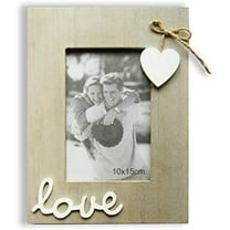 Vintage Picture Frames for Love 4X6 -Rustic Heart Photo Frame For Couple,Bride,Boyfriend,Family -Table and Wall Decor$$Home Decor, Kitchen, & Other