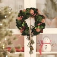 thumbnail image 6 of Cowbell Wall Hanging, Metal Cowbell Decoration, Vintage Christmas Rope Trumpet Bells, Shabby Style Iron Cowbell with Sturdy Rope for Doorways Fireplace Walls, 42cm Length, 6 of 9