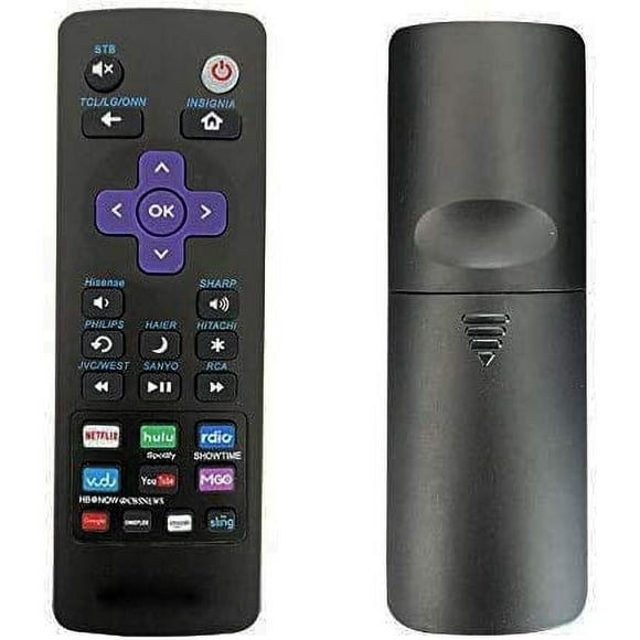 Universal Remote Control Fits for Any Roku TV (TCL, Sanyo, LG, RCA, Philips, HITACHI, HAIER, ONN, Insignia, HISENSE, Sharp, JVC Roku TV) and Roku Streaming Boxes, Roku 1/2/3/4 HD LT XS XD IR.