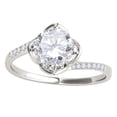 thumbnail image 2 of Aonejewelry 0.55 Ct. Ttw Wedding Engagement Diamond Ring 14K White Gold, 2 of 4