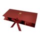 thumbnail image 4 of Caja de regalo de flores rellenable, cajas de embalaje i Heart U, con tapas, forma de letra i Rojo, 4 of 9