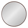 thumbnail image 3 of Kate and Laurel Caskill Glam Round Framed Wall Mirror, 30 Inch Diameter, Bronze, Modern Circular Mirror for Wall Décor, 3 of 7