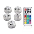 thumbnail image 1 of 5/10pcs Underwater LED Lights Submersible RGB Waterproof Light Battery Powered Swimming Pool Light With Battery For Vase Pond ,Multi-Purpose, 1 of 7