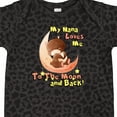 thumbnail image 4 of Inktastic My Nana Loves Me to the Moon and Back Boys or Girls Baby Bodysuit, 4 of 5