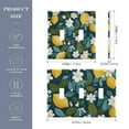 thumbnail image 2 of Yayeee Toggle Light Switch Wall Plate 3-Gang 6.37"x4.48" Decorative Outlet Cover, Green Lemon Leaves, 2 of 7