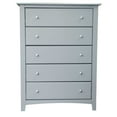 thumbnail image 1 of Solid Wood Five Drawer Chest, 1 of 3