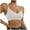 Beige, variant on Bras for Women Seamless Girls' Bra with Comfortable Back Gathers for Everyday Wear Breathable Wireless Support Underwear for Women Gray L