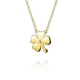 thumbnail image 2 of Bling Jewelry Womens Celtic Shamrock Good Luck Charm Clover Pendant Necklace 14K Gold Plated Silver, 2 of 6