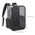 thumbnail image 3 of Shisuyan Breathable Shoulder Transparent Cat Backpack Convenient Pet Carry Backpack, 3 of 8
