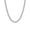 White, variant on Mens Silver-Tone Stainless Steel 24" Curb Link Chain Necklace by Brilliance Fine Jewelry