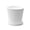 White, variant on Imitation Bamboo Woven Flower Pot 4.5 in, Round Plastic Planter with Base Tray for Succulents, Decorative Indoor Outdoor Vase, White
