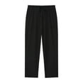 thumbnail image 1 of Timegard Womens Pants Straight Leg Elastic Waist Lightweight Fall Travel Solid Color Pants with Pockets, 1 of 6