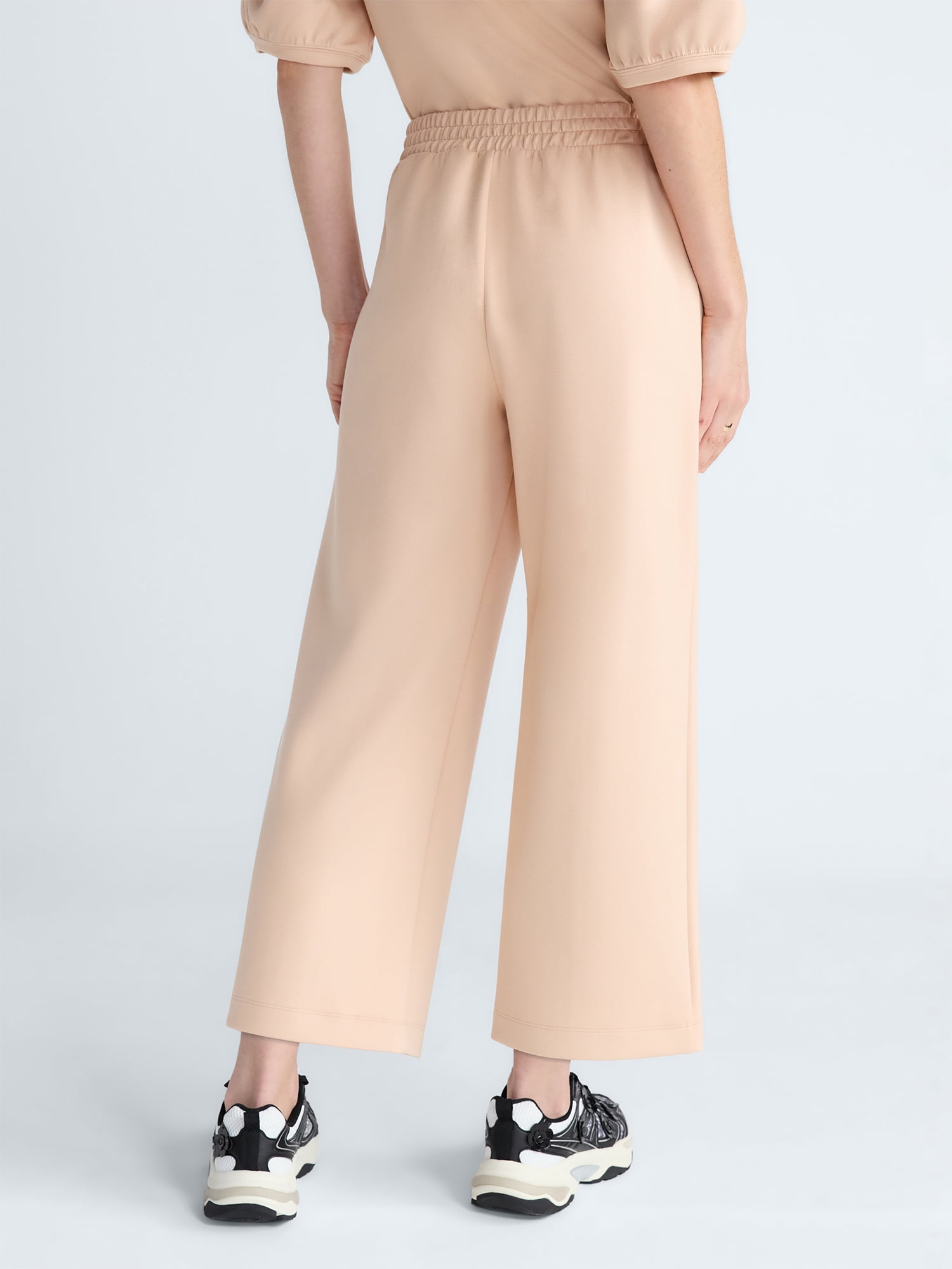 Scoop Women's and Women's Plus Scubaknit Cropped Seamed Pants, 24'' Inseam, Sizes XS-4X