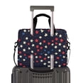 thumbnail image 2 of FORMRS 16" Laptop Bag Carrying Sleeve Case with Handle Travel Shoulder Briefcase, Red Starry Pattern, 2 of 8