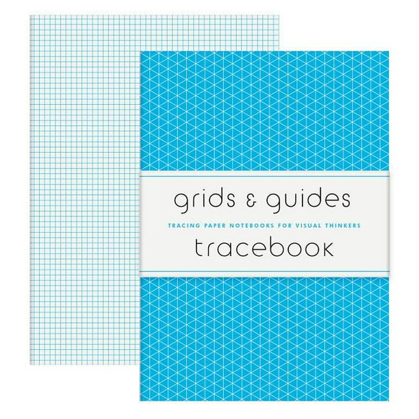 Grids & Guides Grids & Guides Tracebook Tracing Paper Notebooks for