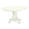 thumbnail image 2 of 7 Piece Dining Set - Linen White Table & Chairs - Kitchen Dining Room Set - Modern Wood Furniture, 2 of 5
