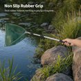 thumbnail image 6 of Fishing Net Fish Landing Net with Long Robust Telescopic Aluminum Alloy Handle for Freshwater and Saltwater Foldable Landing Net with Fine Nylon Mesh, 6 of 8