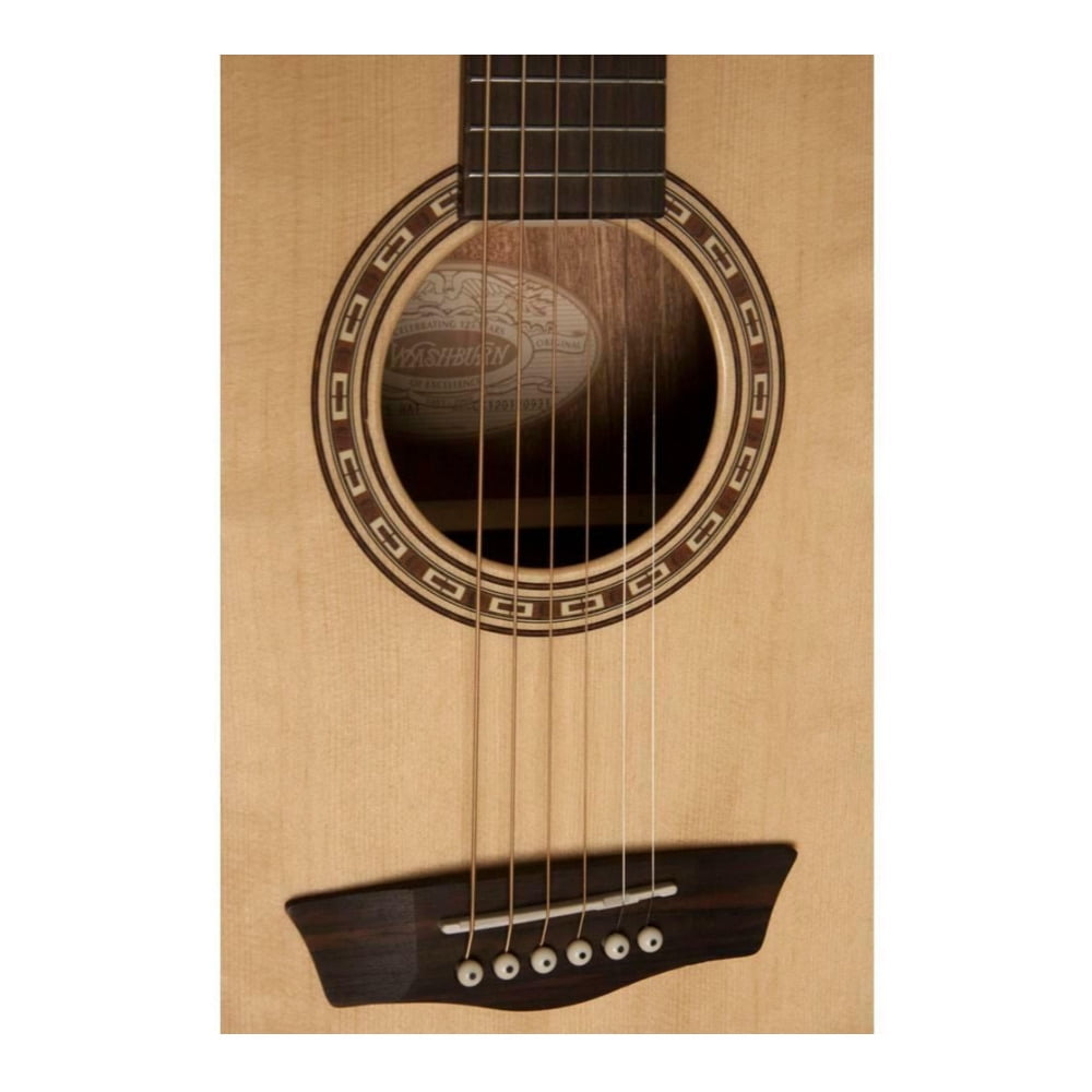 Washburn D7S Harvest Dreadnought Acoustic Guitar. Natural Gloss