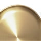 thumbnail image 3 of Round Stainless Steel Plate, Gold Metal, Reusable, Rustproof, for Home, Kitchen, Party, L 20 cm, 3 of 4