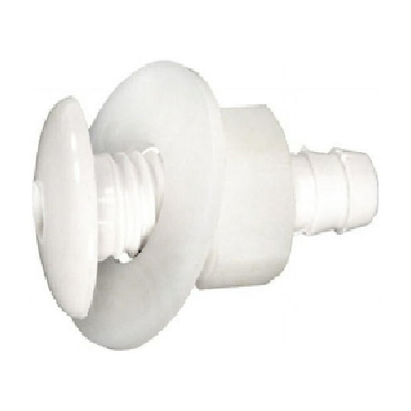 .25" White Waterway Air Injector Barb Button