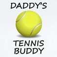 thumbnail image 2 of CafePress - Daddys Tennis Buddy Body Suit - Baby Light Bodysuit, Size Newborn - 24 Months, 2 of 4