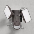 thumbnail image 4 of LEONLITE 28W LED Security Light with GFCI Outlets, Motion Sensor & Dusk to Dawn Flood Lights Outdoor, Adjustable 2-Head, Wet Location, 5000K, 4 of 9