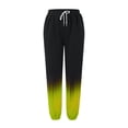 thumbnail image 4 of XFLWAM Women's Bottom Sweatpants Pockets High Waist Sporty Gym Athletic Fit Jogger Pants Lounge Trousers Green S, 4 of 4