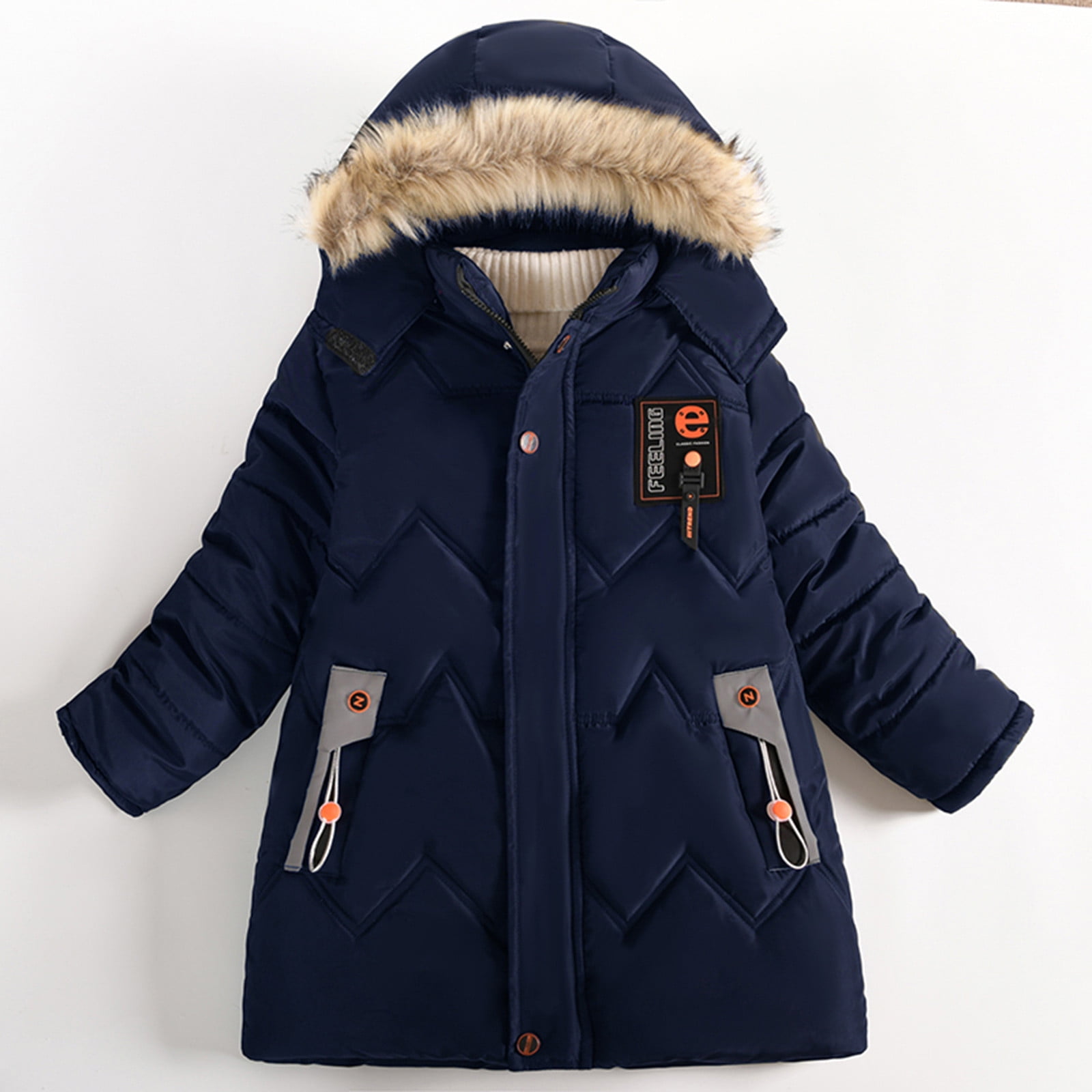 Gubotare Big Boys Winter Coats Boys Hooded Down Coats Winter Warm