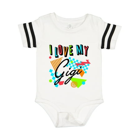 

Inktastic I Love My Gigi- 80s Retro Style Gift Baby Boy or Baby Girl Bodysuit