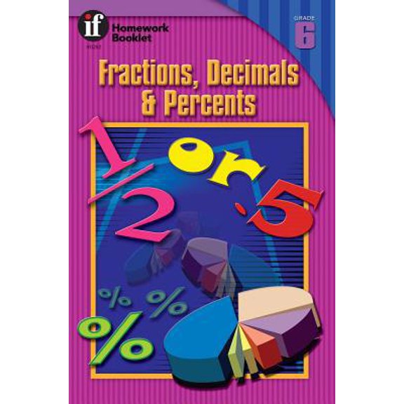 Pre-Owned Fractions, Decimals and Percents (Homework Booklets) (Paperback) 1568220693 9781568220697