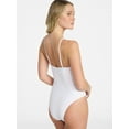 thumbnail image 3 of No Boundaries Keyhole One-Piece Swimsuit, Women's XXS-XXL, 3 of 5