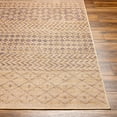 thumbnail image 4 of Hauteloom Inali Natural Jute Looking Recycled Material Living Room, Bedroom Area Rug - Machine Washable - Brown, Burgundy - 3' x 5', 4 of 8