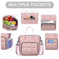 thumbnail image 2 of Pink Princess Carriage Pattern Womens Lunch Box for Work,Insulated Large Lunch Bag for Tween and Teen,Loncheras Para Mujer,Leakproof Adult Lunch Bag for Work,Beach,Travel,Picnic,Camping, 2 of 7