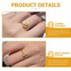 thumbnail image 3 of unbranded Anillo Dorado De En Cobre Ajustable Para Usar En Eventos Y Complementar Tu Estilo, 3 of 7