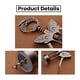 thumbnail image 3 of Wine Opener, 3 in 1 Zinc Alloy Premium Wing Corkscrew Wine Bottle Opener with Multifunctional Bottles Opener Coppercolor, 3 of 5