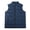 Blue, variant on HANMUN Men's Puffer Vest Stand Collar Quilted Sleeveless Jacket Outerwear for Casual Work Travel Outdoor