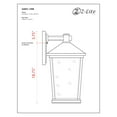 thumbnail image 4 of Z-Lite 3 Light Outdoor Wall Light, 4 of 8