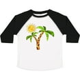 thumbnail image 3 of Inktastic Palm Trees with Cute Smiling Sun Boys or Girls Toddler T-Shirt, 3 of 5