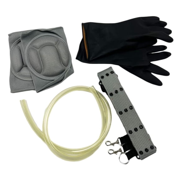 Costume Agent Ghost Ghoul Hunter Halloween Costume Accessories, with Gloves and Belt Set (2 Piece)