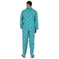 thumbnail image 4 of Inkmeso Men's Cotton PJs Printed Sleepwear Lounge Wear Top & Bottom Pajama Set, 4 of 7