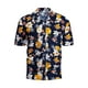 thumbnail image 2 of Camisa de playa de manga corta para hombre, camisa informal a la moda con estampado de cuello vuelto y botones para vacaciones de verano, 2 of 7