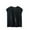 Black, variant on Mikilon Round Neck Sleeveless Tops for 3-10 Years Boys Solid Color Stylish Cutout Blouses