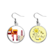 thumbnail image 1 of La arquitectura de piedra de China Patron de Leon Pendiente Sol Flor Pendiente Joyas Moda Unbranded M, 1 of 3