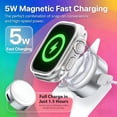 thumbnail image 5 of Unbranded Ap Watch 11 Charger,5W USB C Magnetic Charging Adapter for iWatch USBC & iPhone Power Port,Portable Type C Wireless Watch Charger Dock for iWatch Series 10 9 8 7 6 Ultra SE 42/46/44mm, 5 of 6