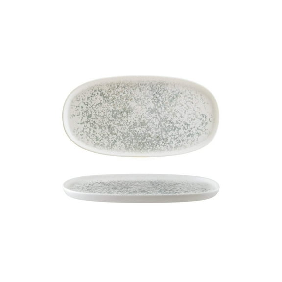 Luna Ocean 12" x 6.25" x h:0.75" Oval Decorated Porcelain Platter