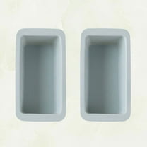 HEMOTON  2 Pcs Mini Loaf Pans for Baking Bread Mold Toast Reusable Cake